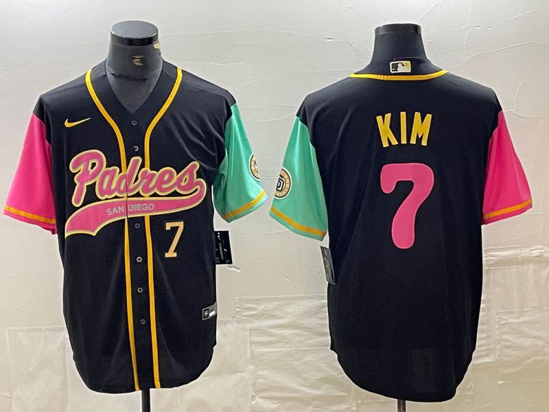 Men San Diego Padres #7 Kim Black City Edition Nike 2024 MLB Jersey style 2->los angeles dodgers->MLB Jersey